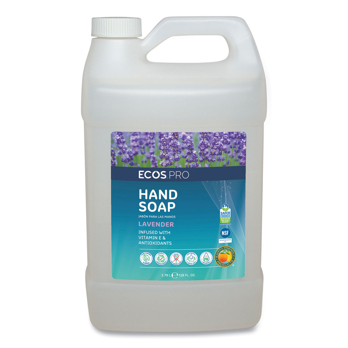 ECOS PRO Liquid Hand Soap, Lavender Scent, 1 gal (EOPPL966504)