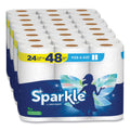 Sparkle Pick-A-Size Perforated Kitchen Double Roll Towels with Thirst Pockets, 2-Ply, 11 x 6, White, 110 Sheets/Roll, 24 Rolls/Pack (GPC2226450)