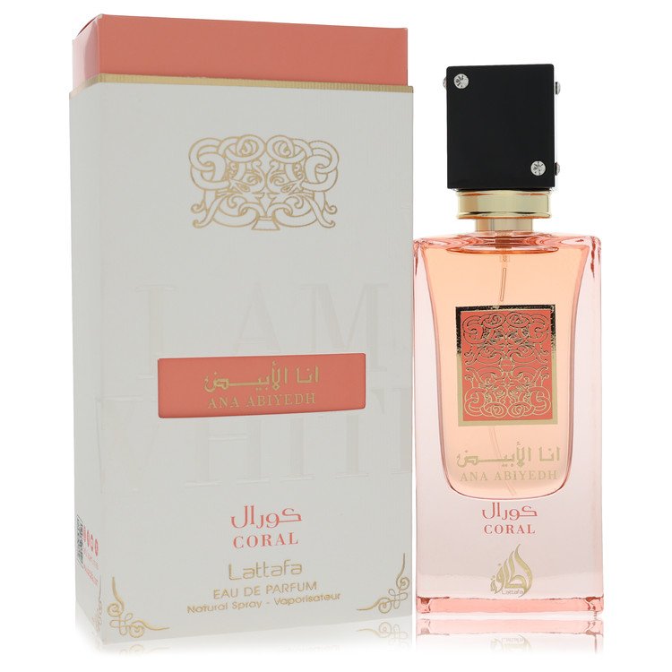Ana Abiyed Coral by Lattafa Eau De Parfum Spray (Unisex Unboxed) 2 oz for Men