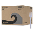 Boardwalk Heavyweight Polystyrene Cutlery, Fork, White, 1000/Carton (BWKFORKHW)
