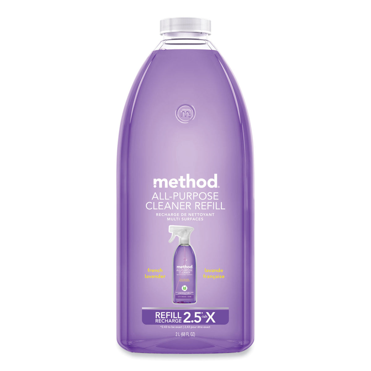 Method All-Purpose Cleaner Refill, French Lavender, 68 oz Refill Bottle (MTH01930)