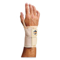 ergodyne ProFlex 4010 Double Strap Wrist Support, Medium, Fits Right Hand, Tan (EGO70124)