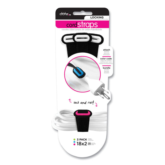 Dotz Locking Cord Strap, Black (LEE22201)