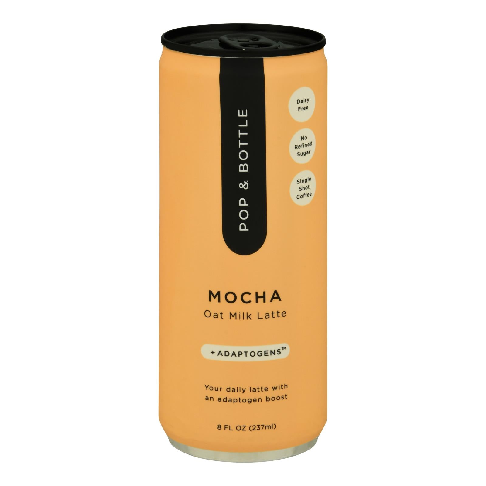 Pop & Bottle, Oat Milk Latte Mocha, Case Of 12, 8 oz