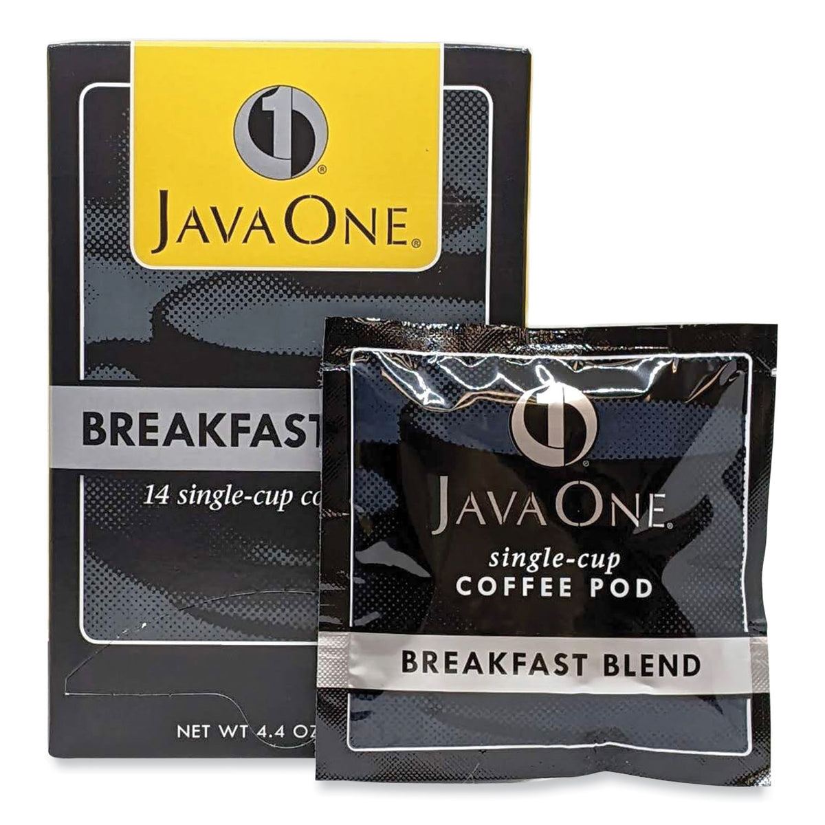 Java One Coffee Pods, Breakfast Blend, Single Cup, 14/Box (JAV30220)