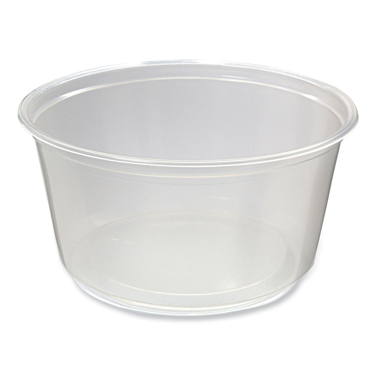 Fabri-Kal Microwavable Deli Containers, 12 oz, 4.6 Diameter x 2.3 h, Clear, Plastic, 500/Carton (FABPK12SC)