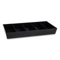 Mind Reader Anchor Collection 5-Compartment Snack Organizer, 12 x 24 x 3.25, Black (EMSSNACKORGTBLK)