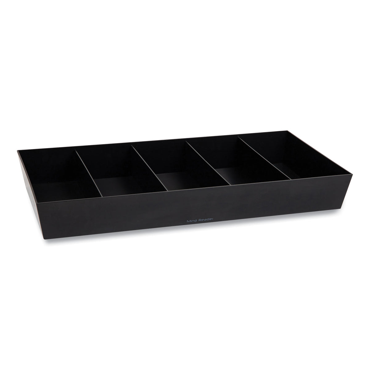 Mind Reader Anchor Collection 5-Compartment Snack Organizer, 12 x 24 x 3.25, Black (EMSSNACKORGTBLK)
