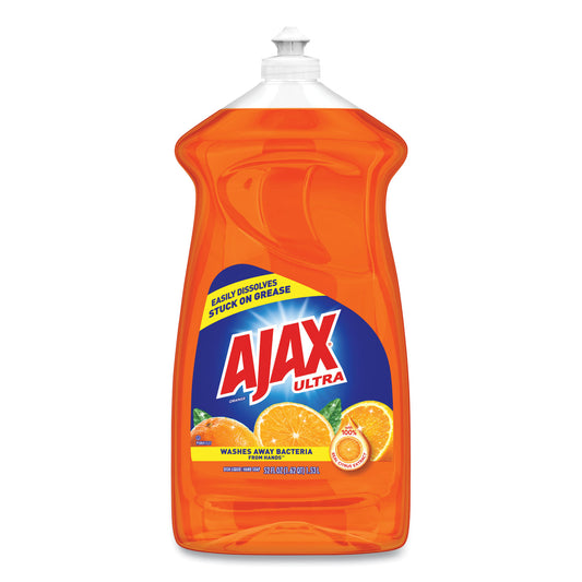 Ajax Dish Detergent, Liquid, Antibacterial, Orange, 52 oz, Bottle, 6/Carton (CPC49860CT)