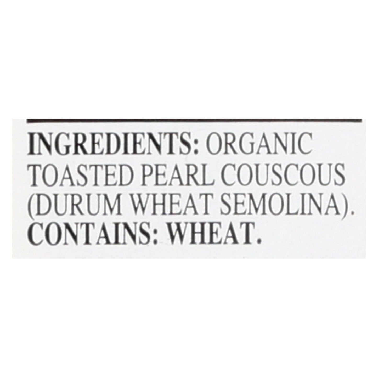 Riceselect Couscous, Pearl, Plain Organic  - Case Of 4 - 24.5 Oz