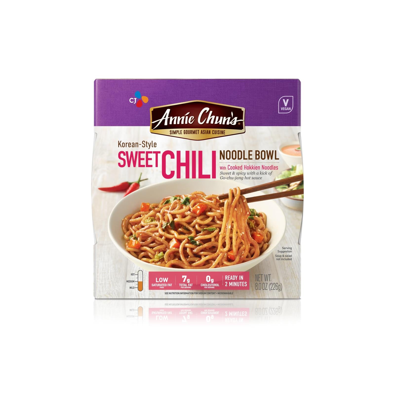 Annie Chun's Korean Sweet Chili Noodle Bowl - Case Of 6 - 7.9 Oz.