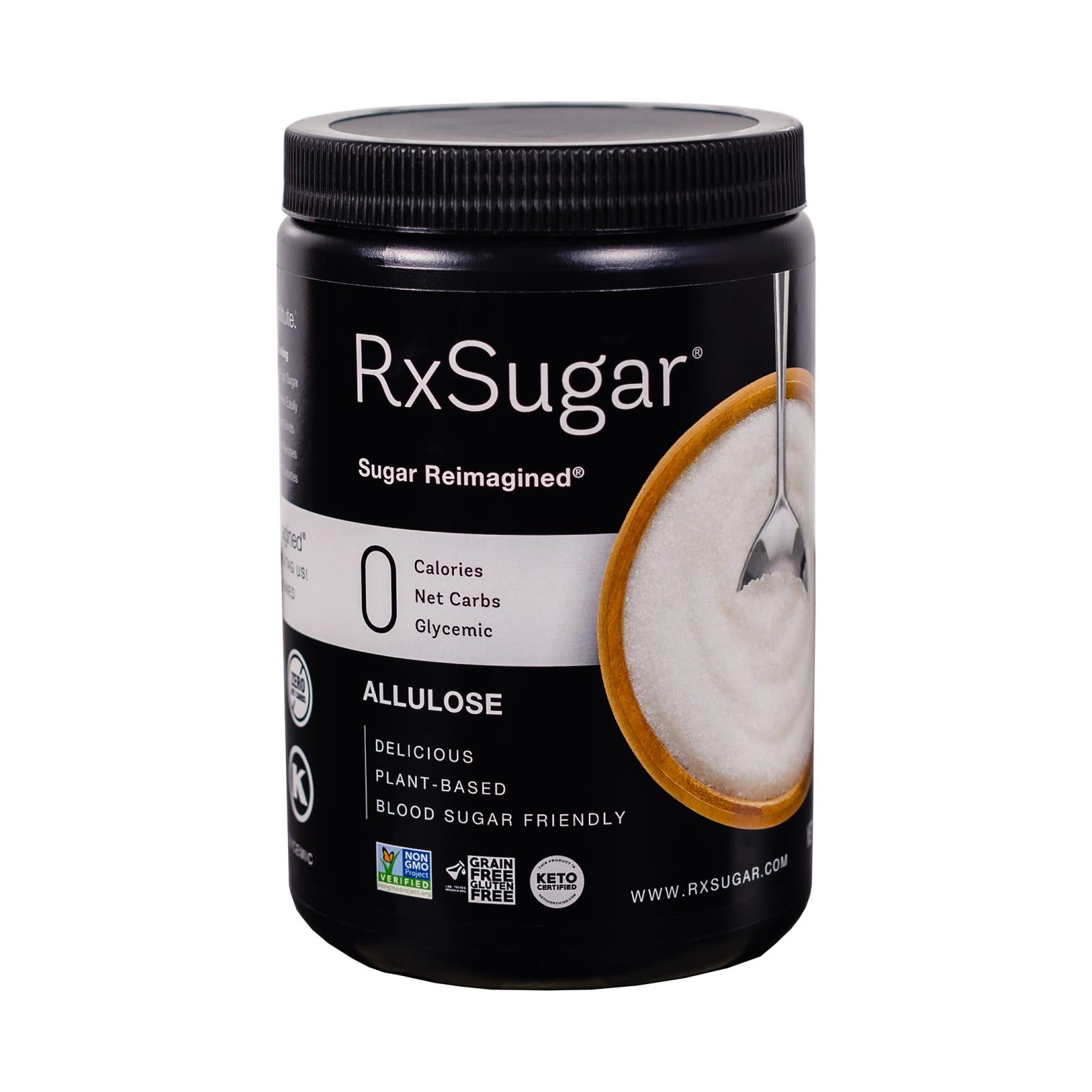 Rxsugar - Sugar One Pound Canister - Case Of 6 - 16 Oz