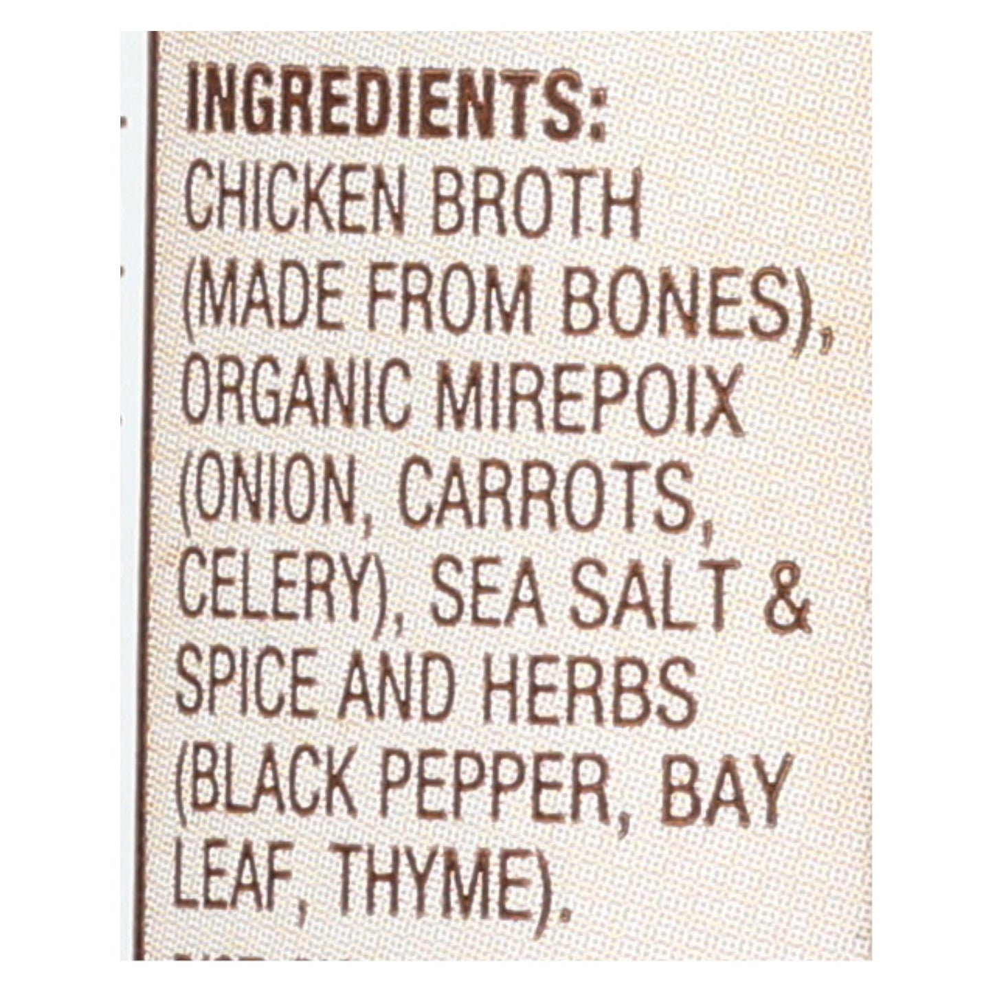 Kitchen Basics Chicken Bone Broth  - Case Of 12 - 8.25 Fz