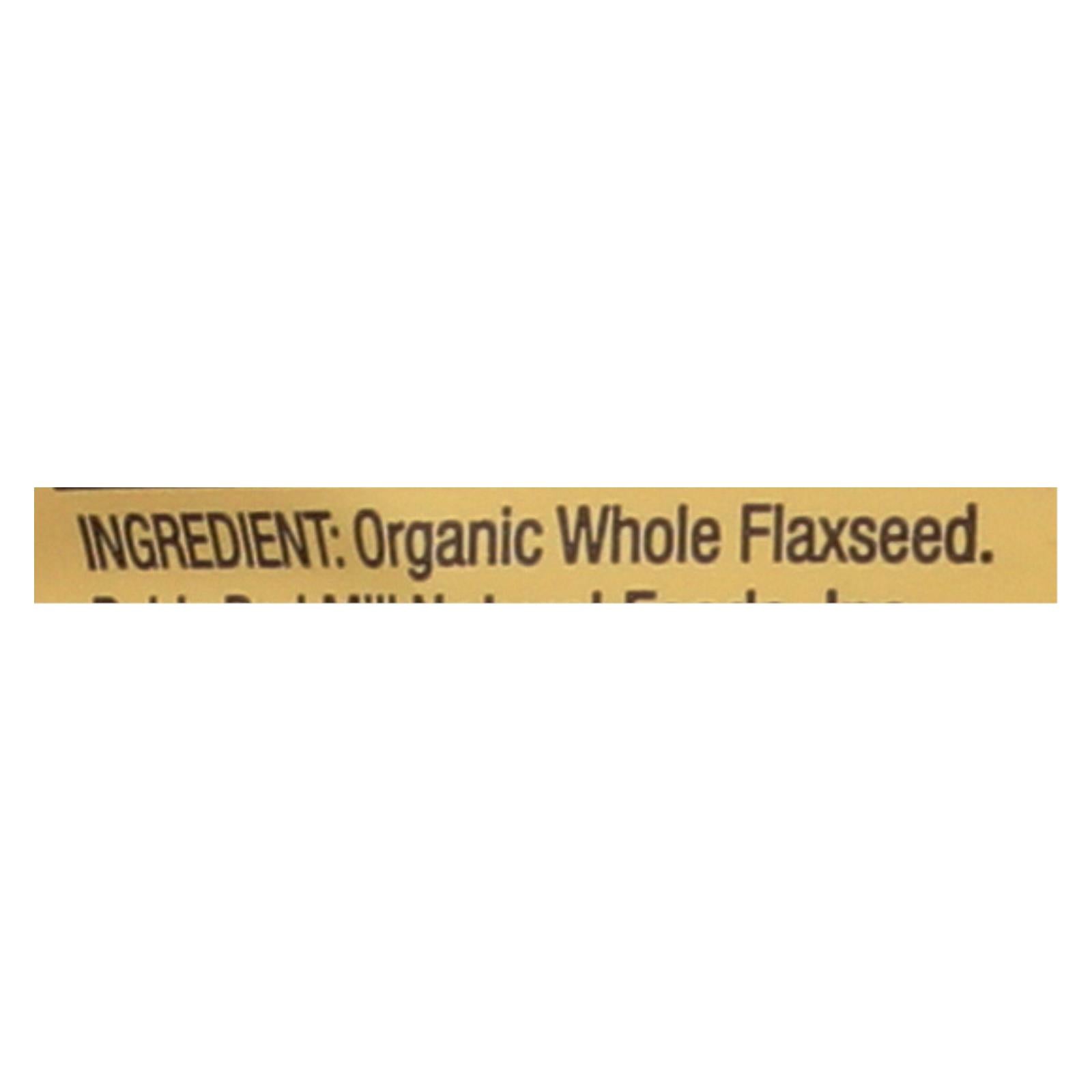 Bob's Red Mill - Organic Flaxseed Meal - Brown - Case Of 4 - 32 Oz