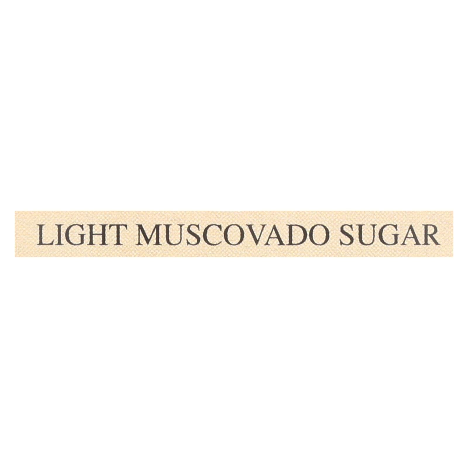 India Tree Gourmet Spices & Specialties Light Muscovado Sugar  - Case Of 6 - 16 Oz