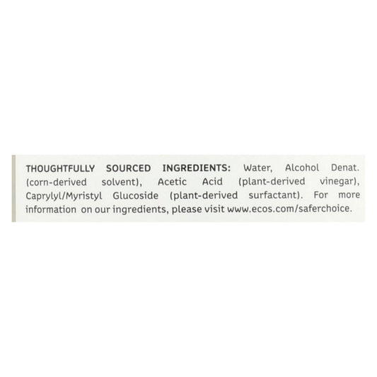Earth Friendly Window Cleaner - Vinegar - Case Of 6 - 22 Fl Oz