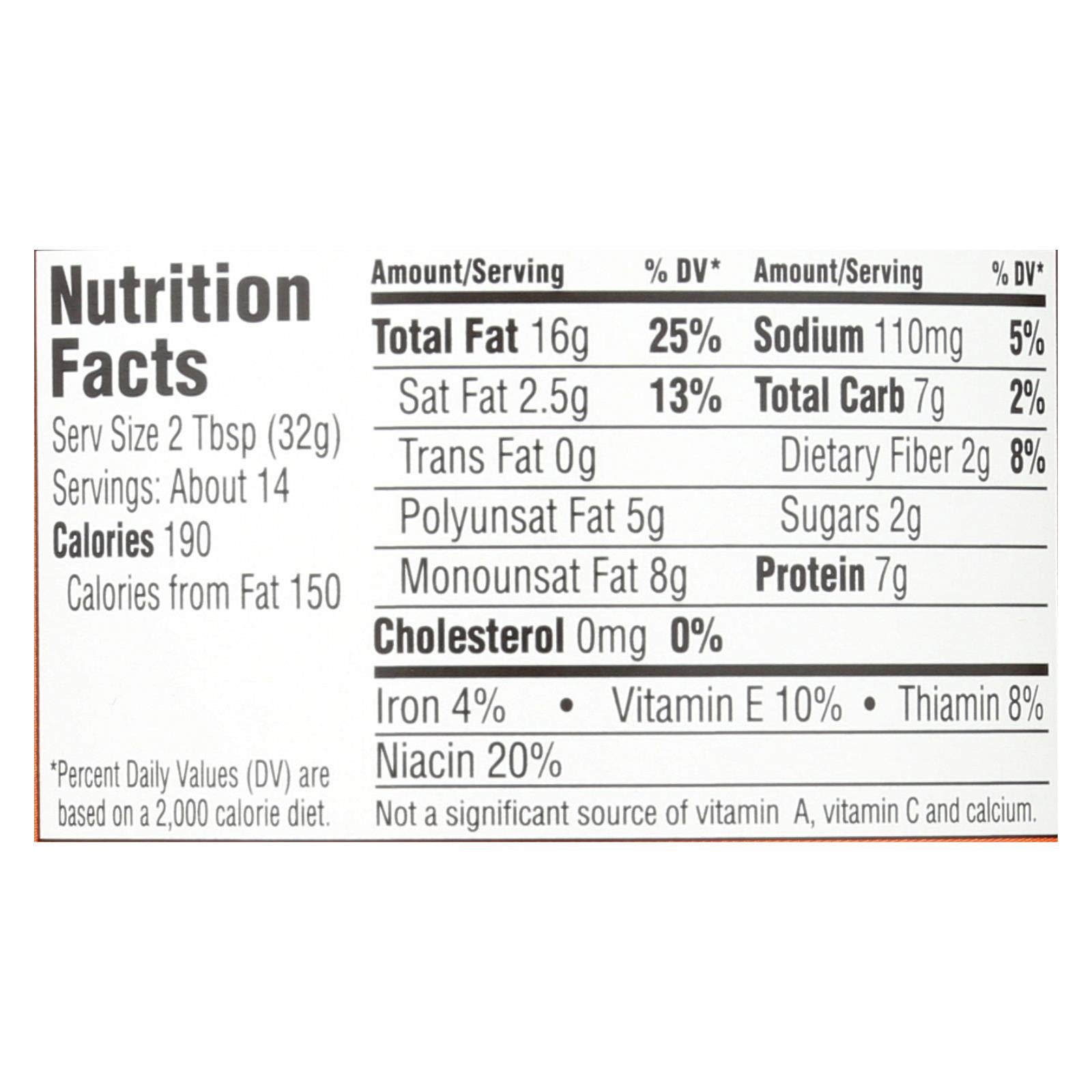 Earth Balance Crunchy Peanut Butter And Flaxseed - Case Of 12 - 16 Oz.