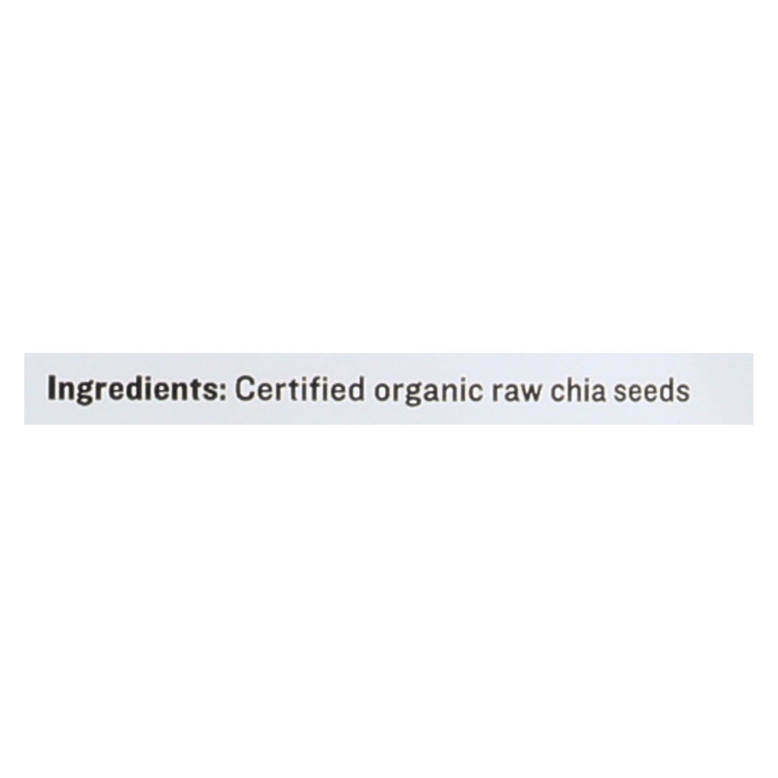 Sunfood Superfoods Raw Organic Chia Seeds - 1 Each - 1 Lb