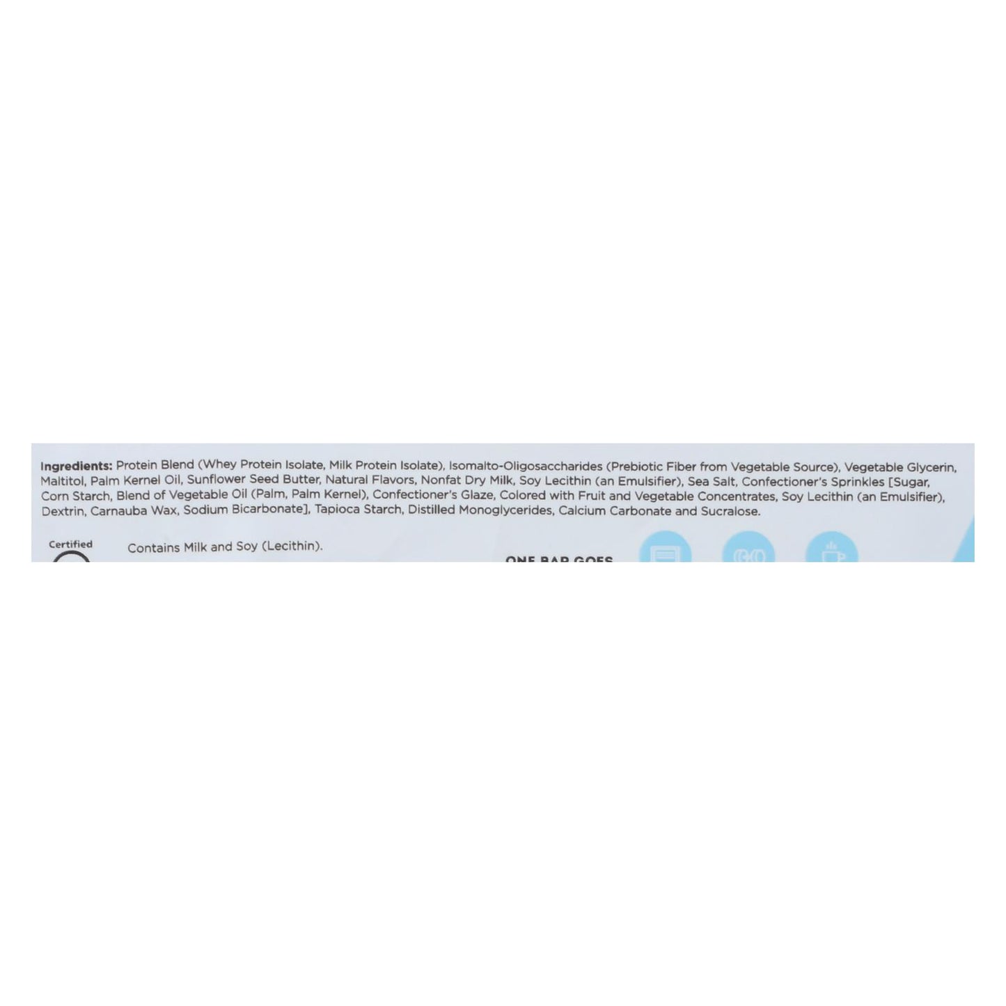 One Birthday Cake Flavored Protein Bar  - Case Of 12 - 60 Grm
