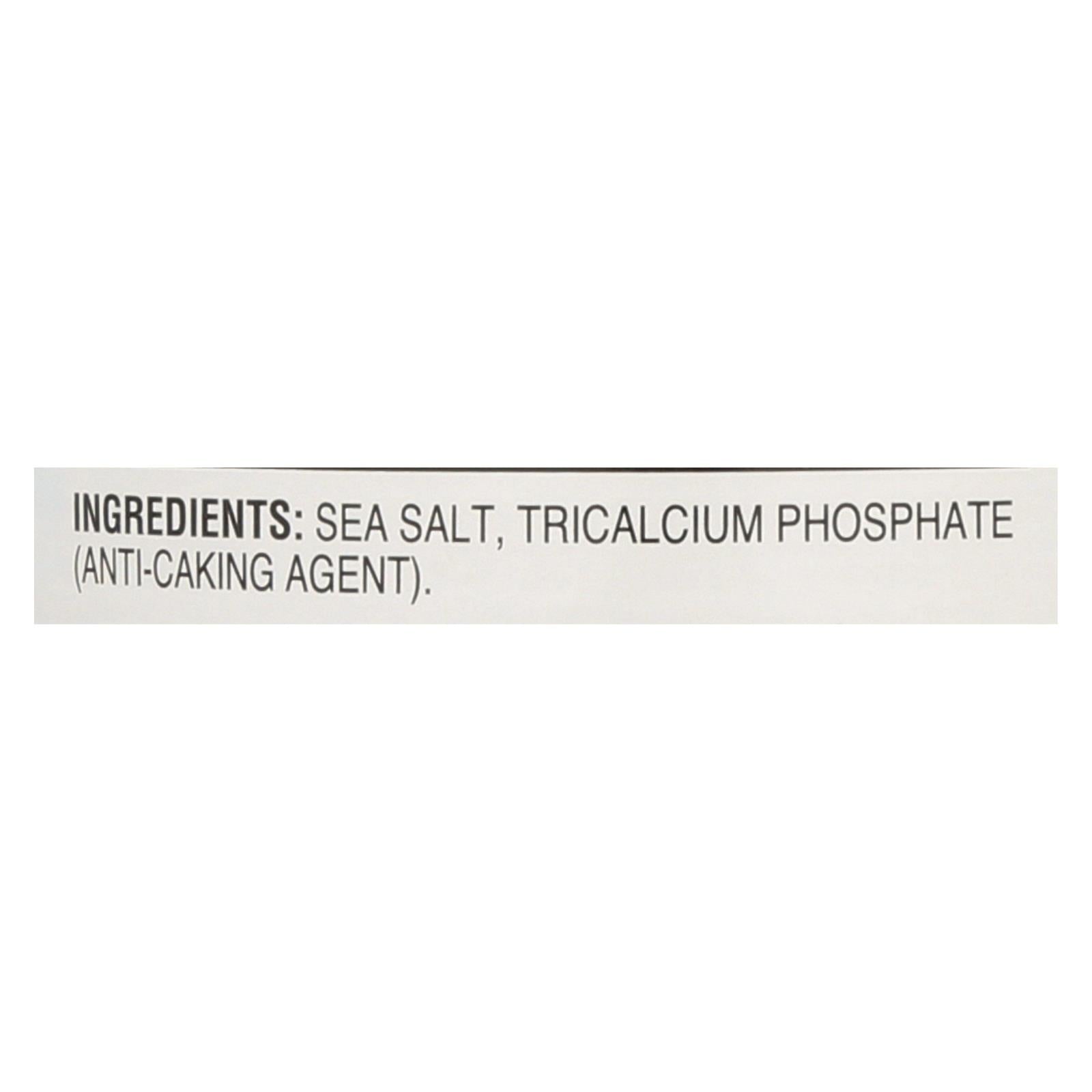 Hain Sea Salt - Case Of 8 - 21 Oz