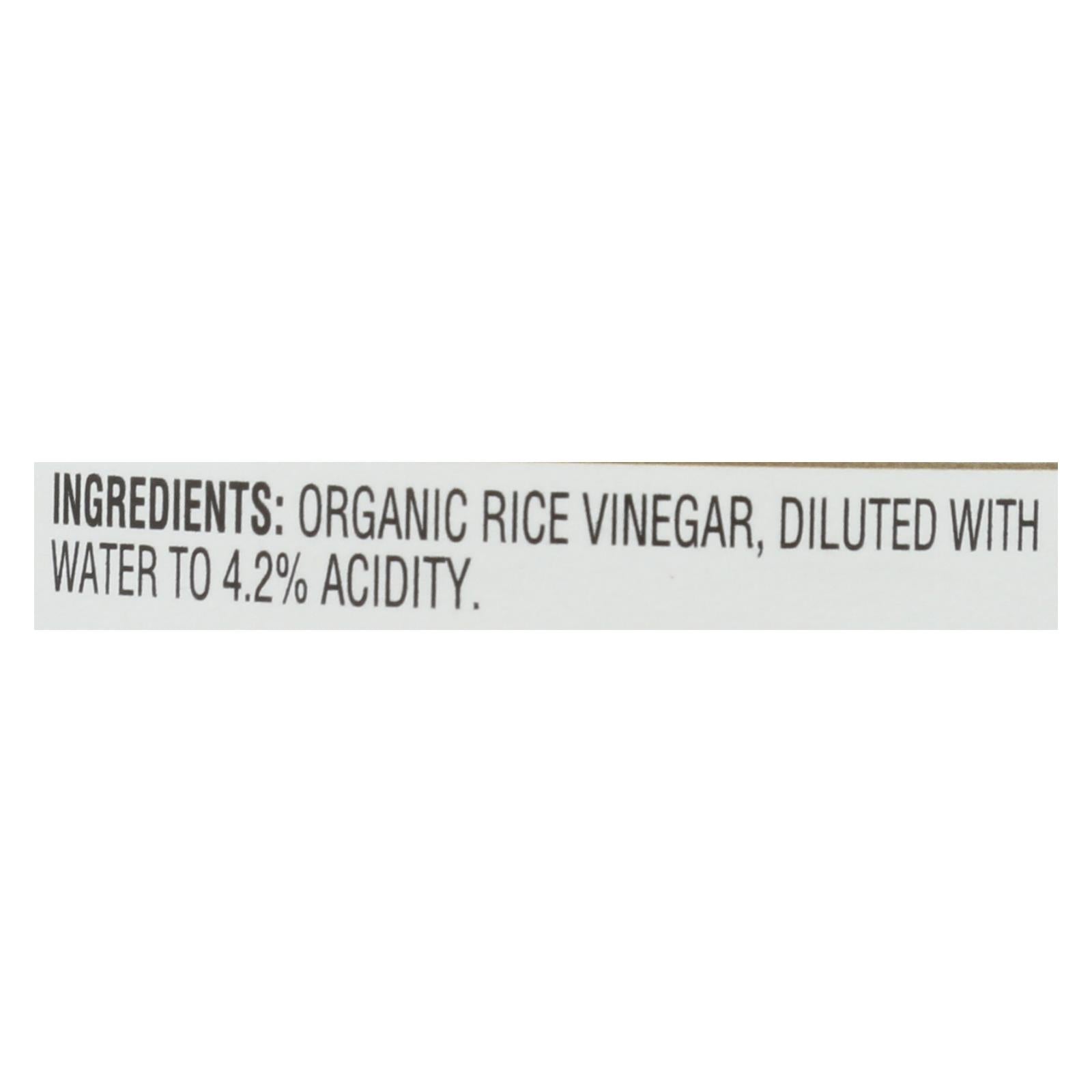 Nakano Vinegar - Organic - Natural Rice - Case Of 6 - 12 Oz