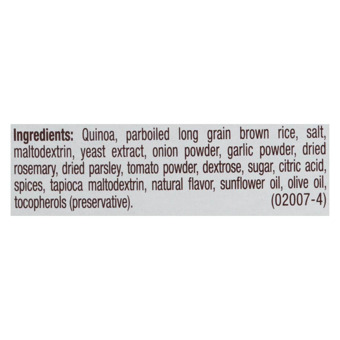 Near East - Quinoa Rosemary/olive Oil - Case Of 12-4.9 Oz