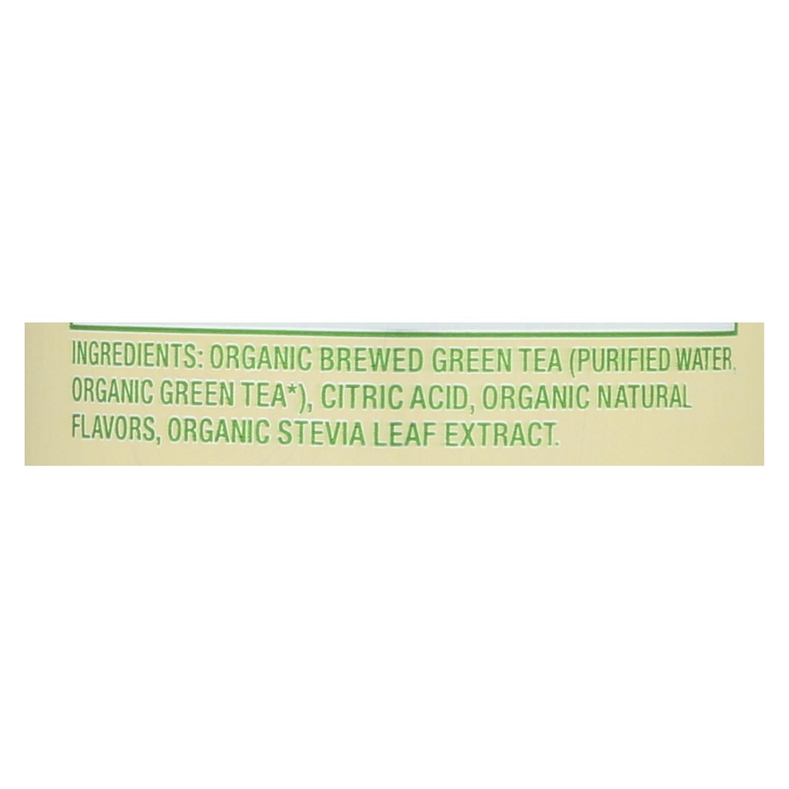Zevia Sweetened Green Tea - Case Of 12 - 12 Fz
