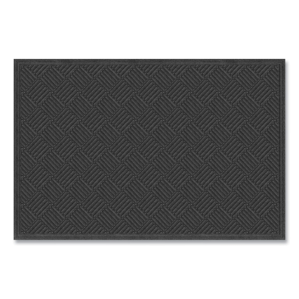 Apache Mills Ecomat Crosshatch Entry Mat, 48 x 72, Charcoal (APH062023)