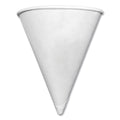 Coffee Pro Paper Cone Cups, 4 oz, White, 200/Pack (CFRCPSLCONE4)