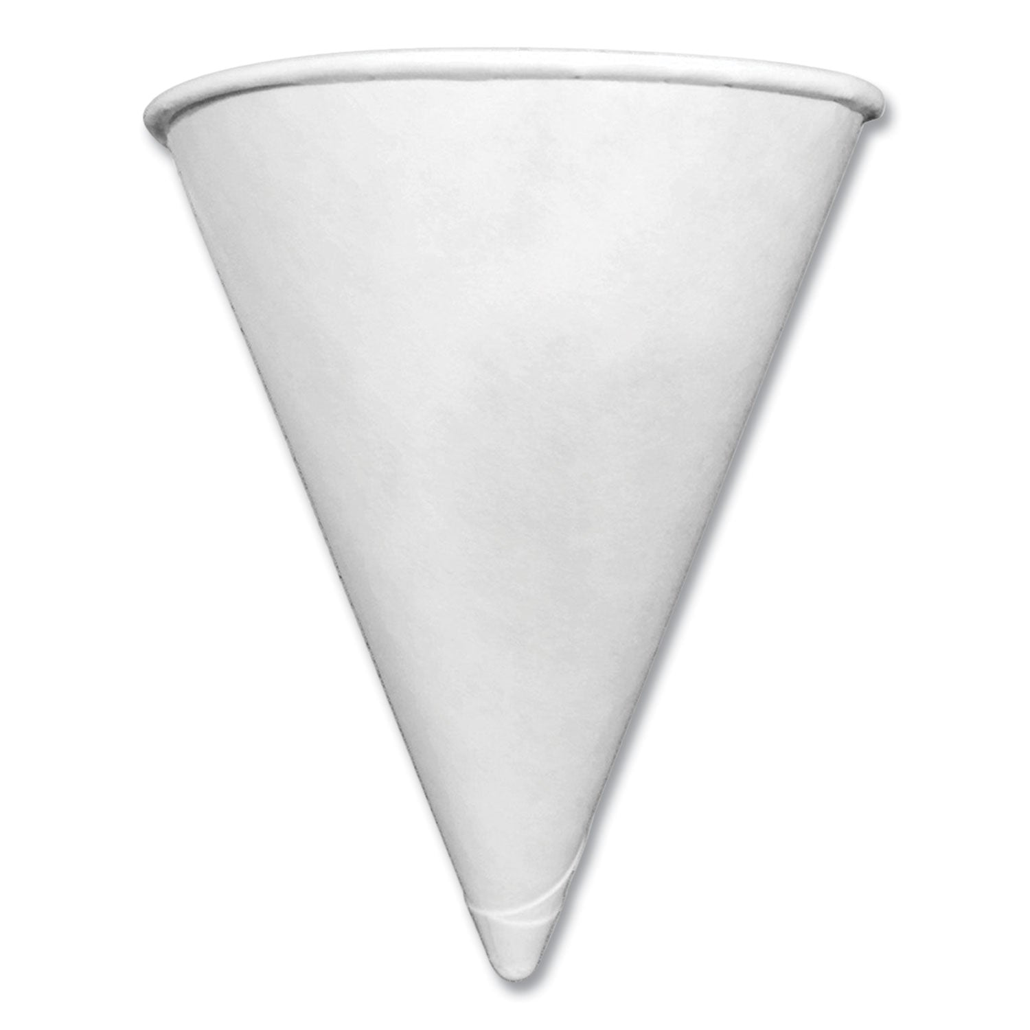 Coffee Pro Paper Cone Cups, 4 oz, White, 200/Pack (CFRCPSLCONE4)