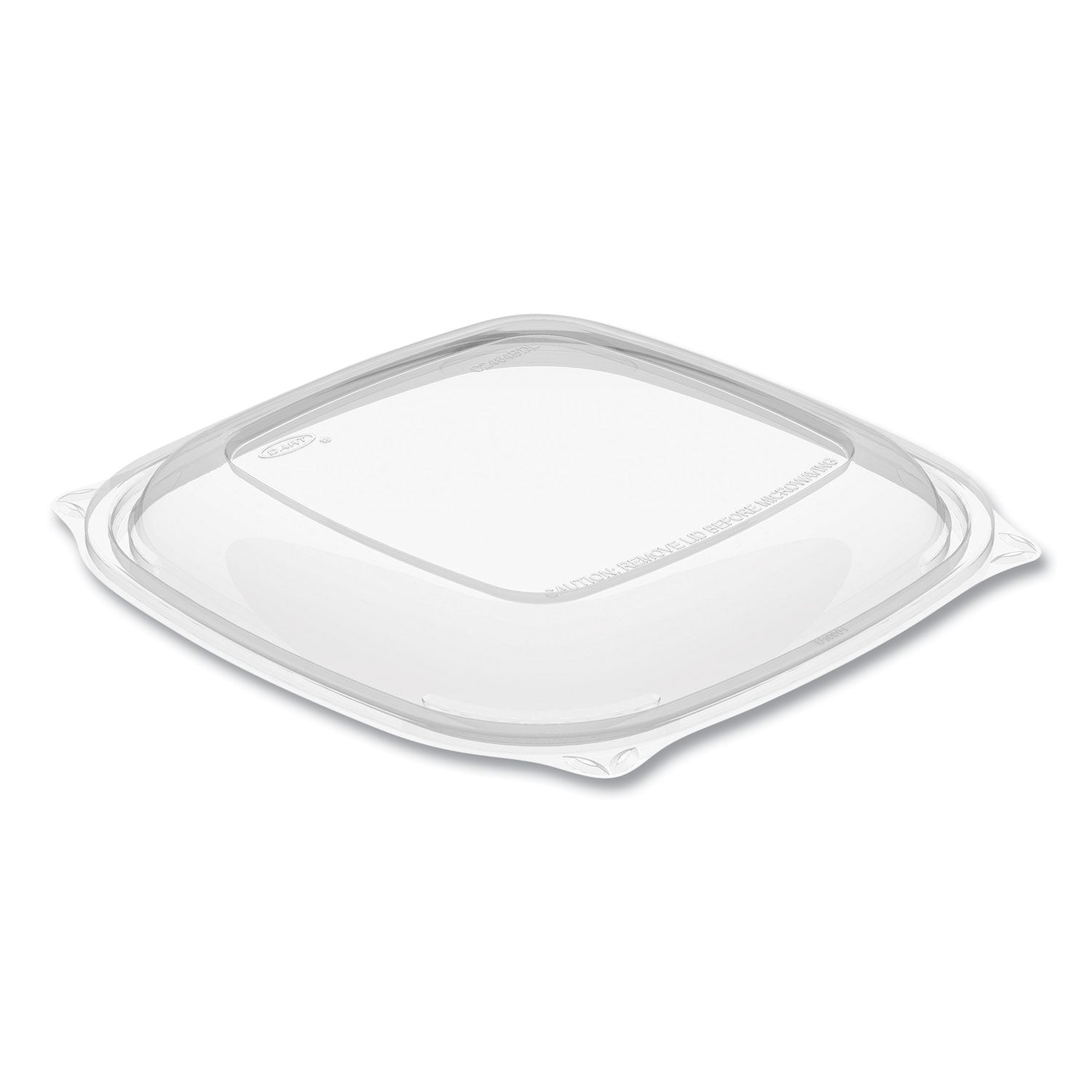 Dart PresentaBowls Pro Clear Square Lids for 24-32 oz Bowls, 8.5 x 8.5 x 0.5, Clear, Plastic, 63/Bag, 4 Bags/Carton (DCCC2464BDL)