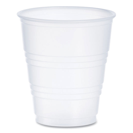 Dart High-Impact Polystyrene Cold Cups, 5 oz, Translucent, 100/Pack (DCCY5PK)