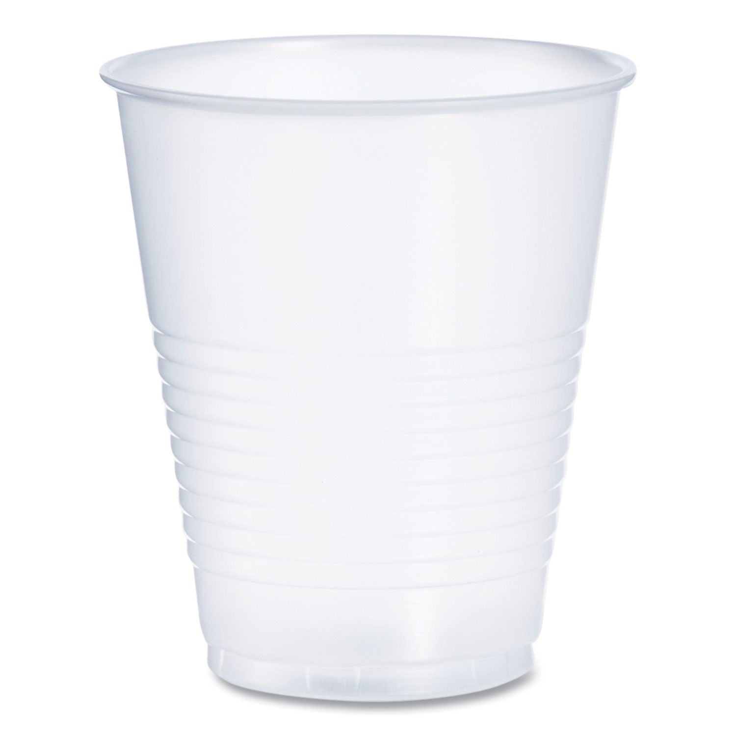 Dart High-Impact Polystyrene Squat Cold Cups, 12 oz, Translucent, 50 Cups/Sleeve, 20 Sleeves/Carton (DCCY12S)