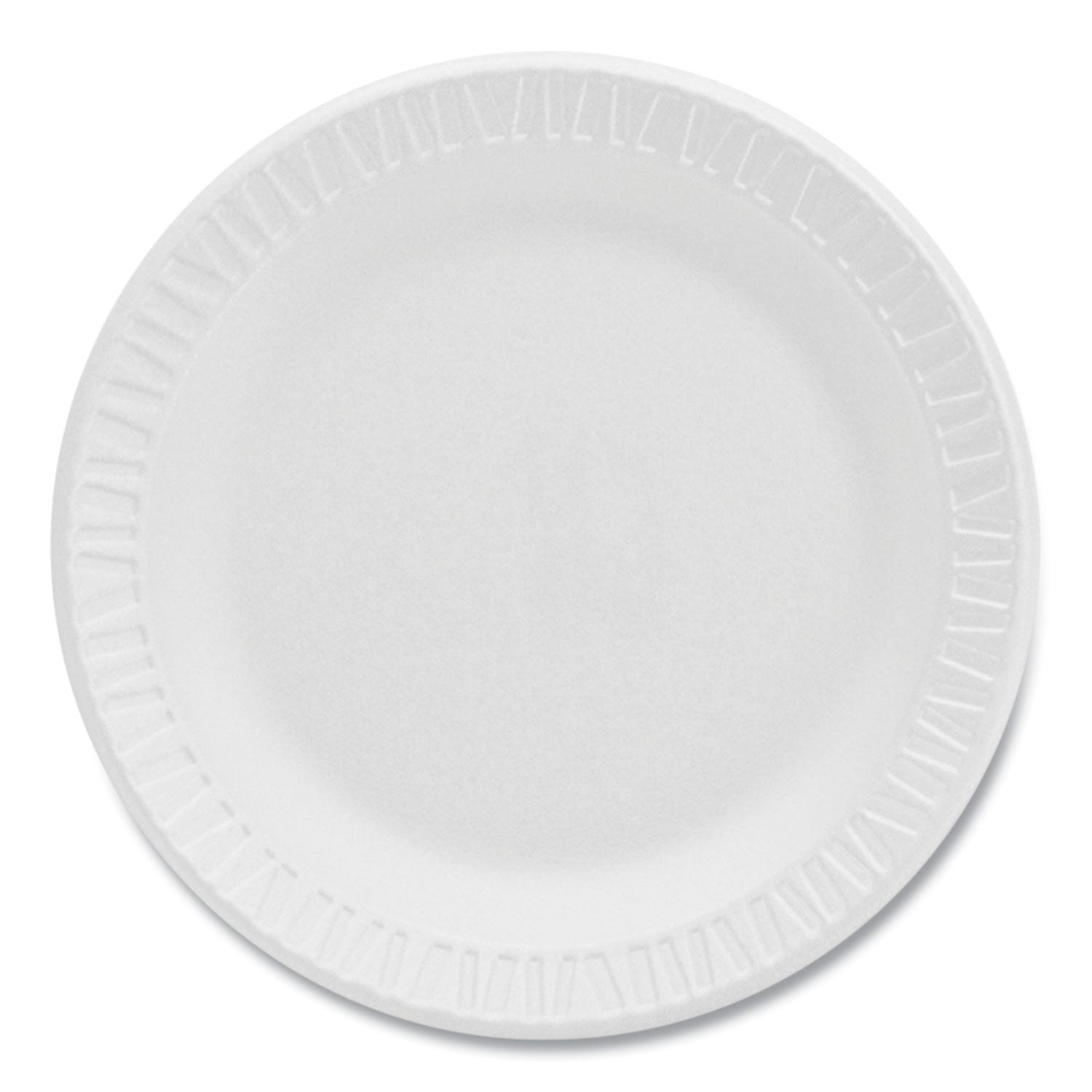Dart Concorde Foam Plate, 6" dia, White, 1,000/Carton (DCC6PWCR)
