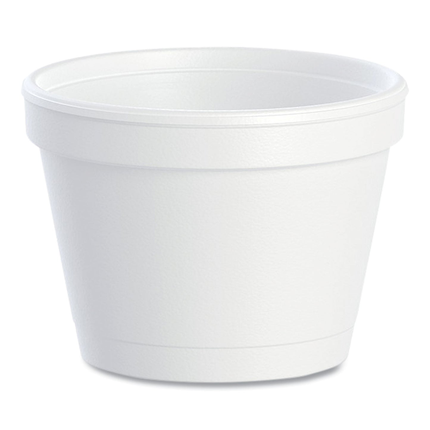 Dart Bowl Containers, 4 oz, White, Foam, 1,000/Carton (DCC4J6)