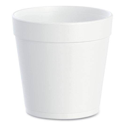 Dart Foam Containers, 32 oz, White, 25/Bag, 20 Bags/Carton (DCC32MJ48)
