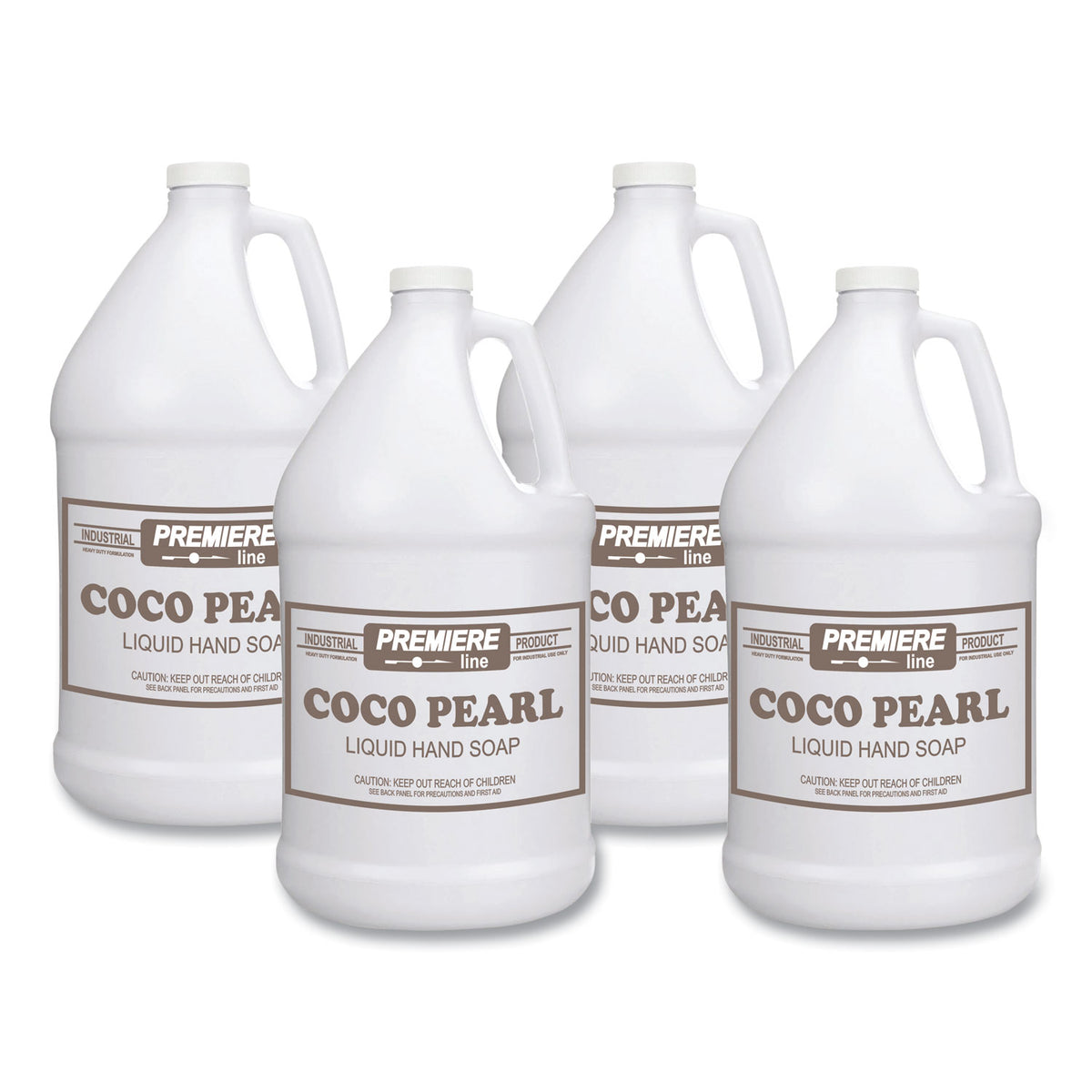 Kess Coco Pearl Liquid Hand Soap, Coconut Scent, 128 oz, 4/Carton