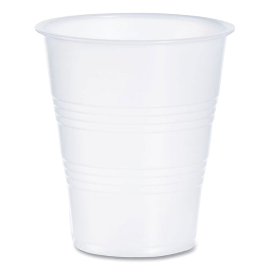 Dart High-Impact Polystyrene Cold Cups, 7 oz, Translucent, Clear, 100/Pack (DCCY7PK)