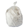 Boardwalk Low-Density Waste Can Liners, 23 gal, 0.9 mil, 28" x 45", Clear, Perforated Roll, 25 Bags/Roll, 8 Rolls/Carton (BWK2845SJC)
