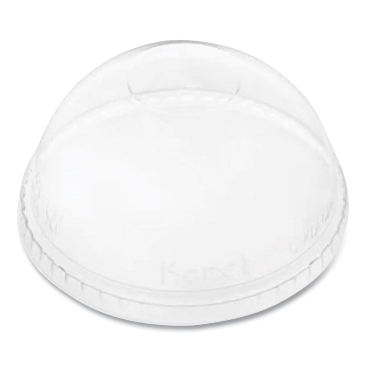 Karat PET Lids, Fits 12 oz to 24 oz Cold Cups, No Hole Dome Lid,,Clear, 1,000/Carton (KRTCKDL626NH)