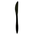 Boardwalk Mediumweight Polypropylene Cutlery, Knife, Black, 1,000/Carton (BWKKNIFEBLPP)