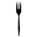 Boardwalk Mediumweight Polypropylene Cutlery, Fork, Black, 1,000/Carton (BWKFORKBLPP)