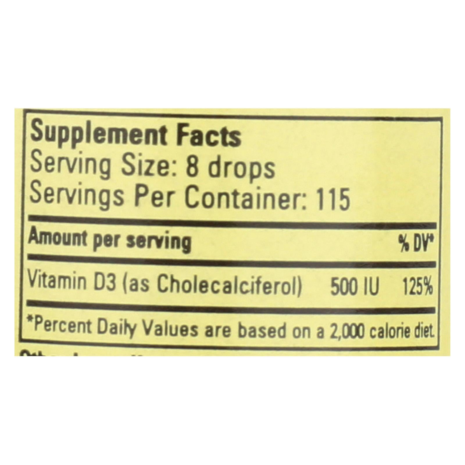 Childlife Vitamin D3 Natural Berry - 1 Fl Oz