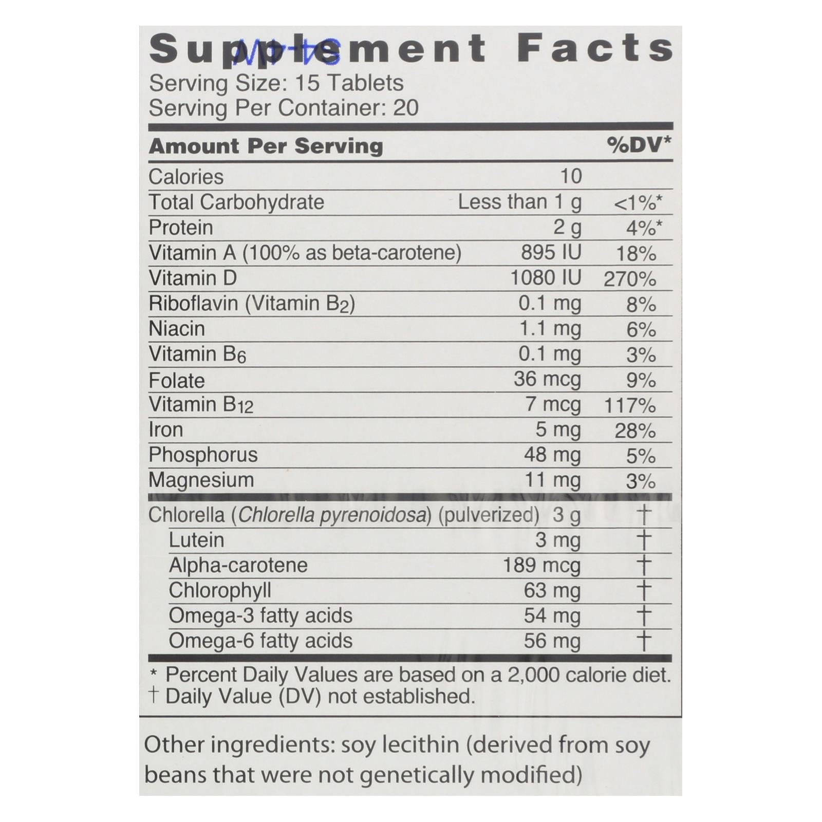 Sun Chlorella A Tablets - 200 Mg - 300 Tablets