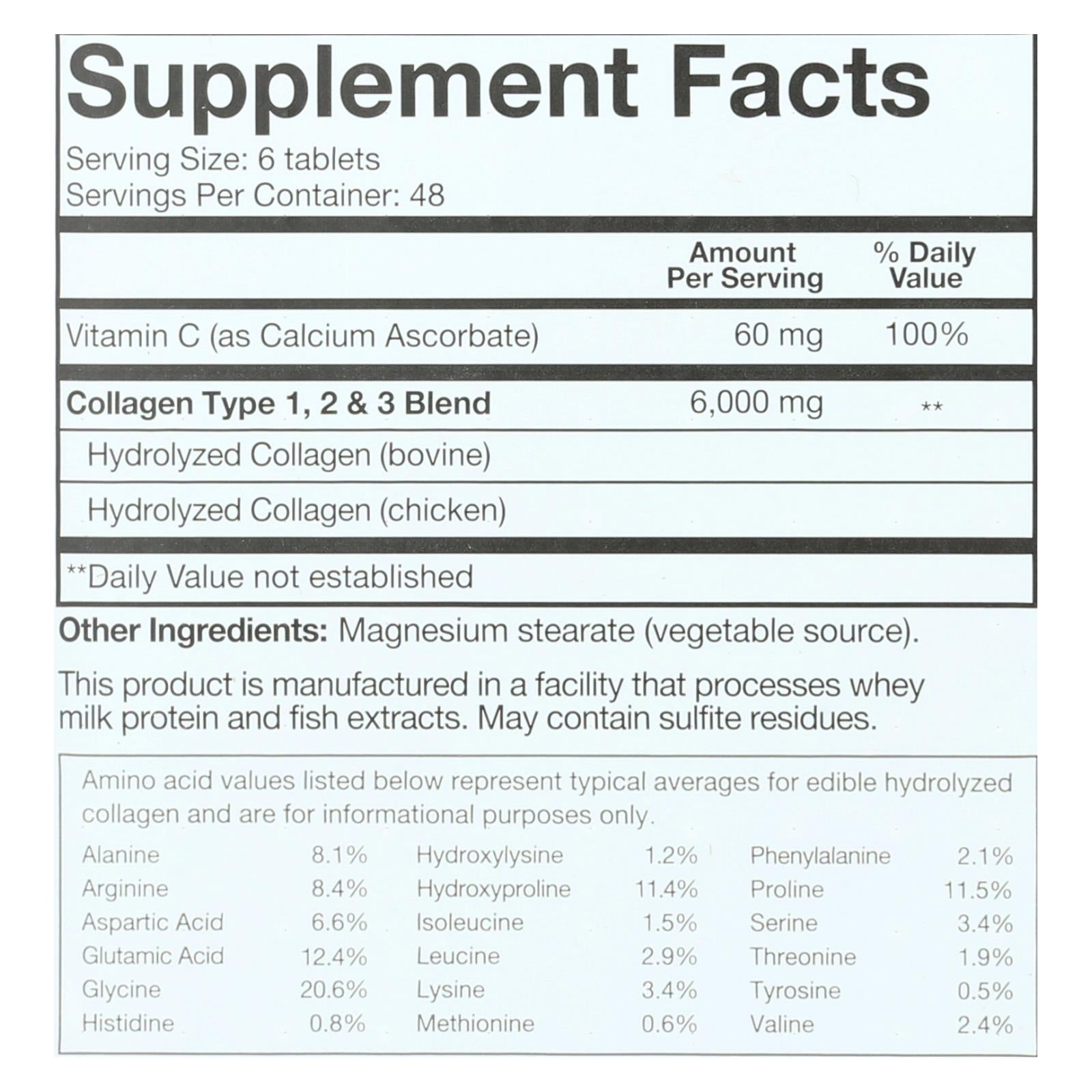 Youtheory Collagen - Type 1 And 2 And 3 - 290 Tablets