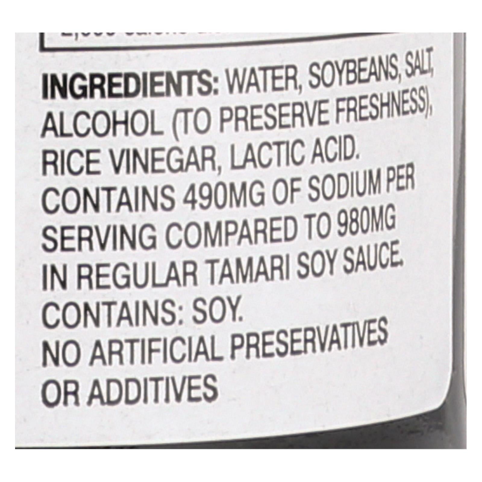 San - J Tamari Soy Sauce - Lite - Case Of 6 - 10 Fl Oz.