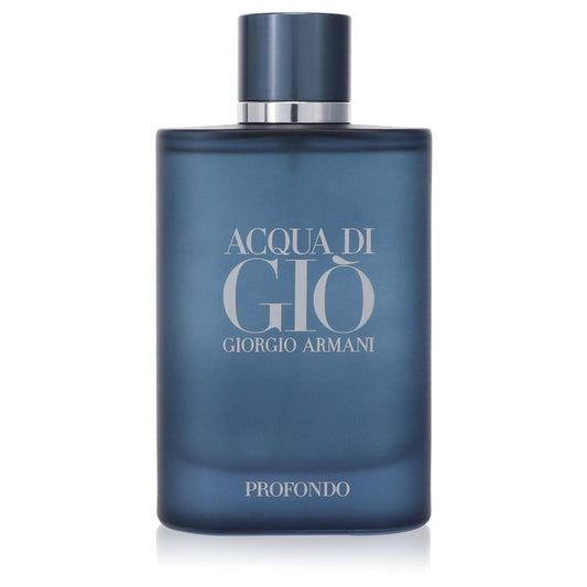 Acqua Di Gio Profondo by Giorgio Armani Eau De Parfum Spray (unboxed) 4.2 oz for Men