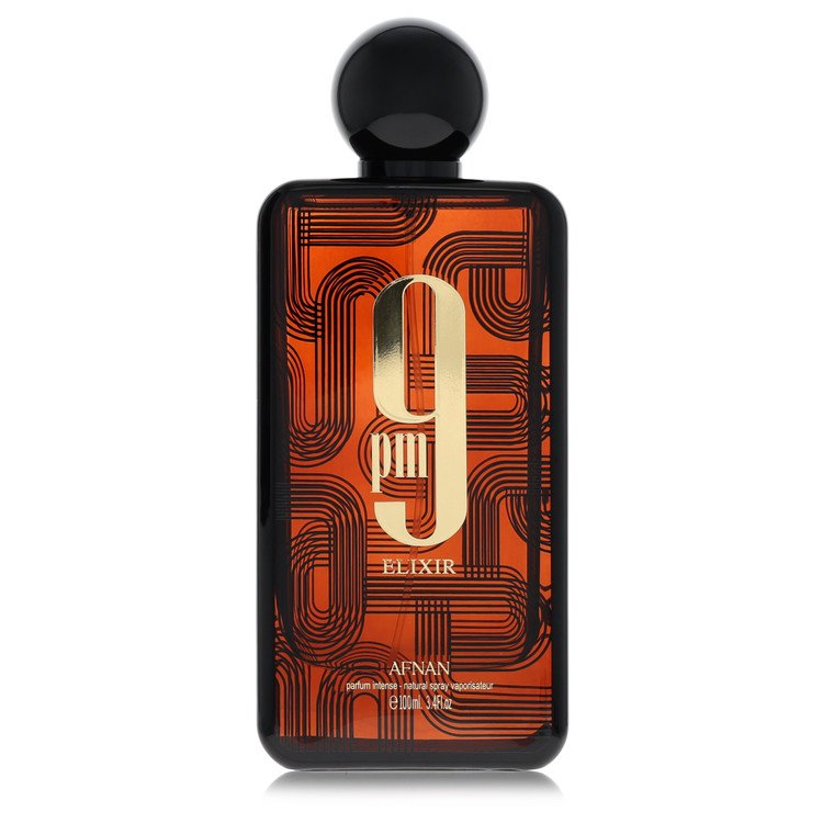 Afnan 9Pm Elixir Intense by Afnan Parfum Intense Spray (Unisex Tester) 3.4 oz for Men