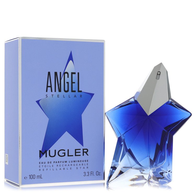 Angel Stellar Lumineuse by Mugler Eau De Parfum Refillable Spray 3.3 oz for Women