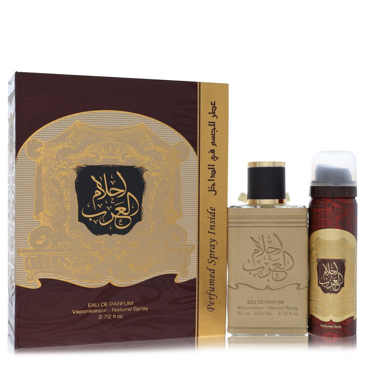 Ard Al Zaafaran Ahlam Al Arab by Al Zaafaran Eau De Parfum Spray + 1.7 Perfume Spray 2.72 oz for Men
